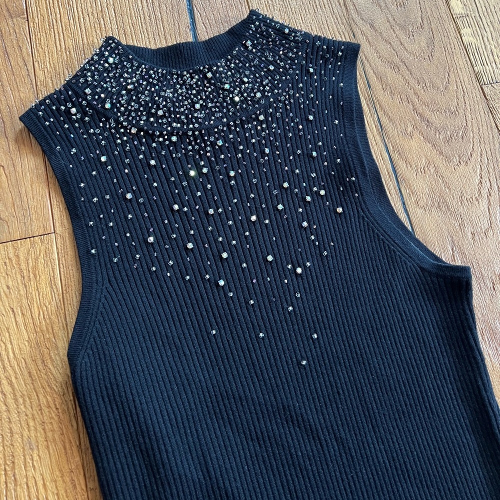 vintage beaded top